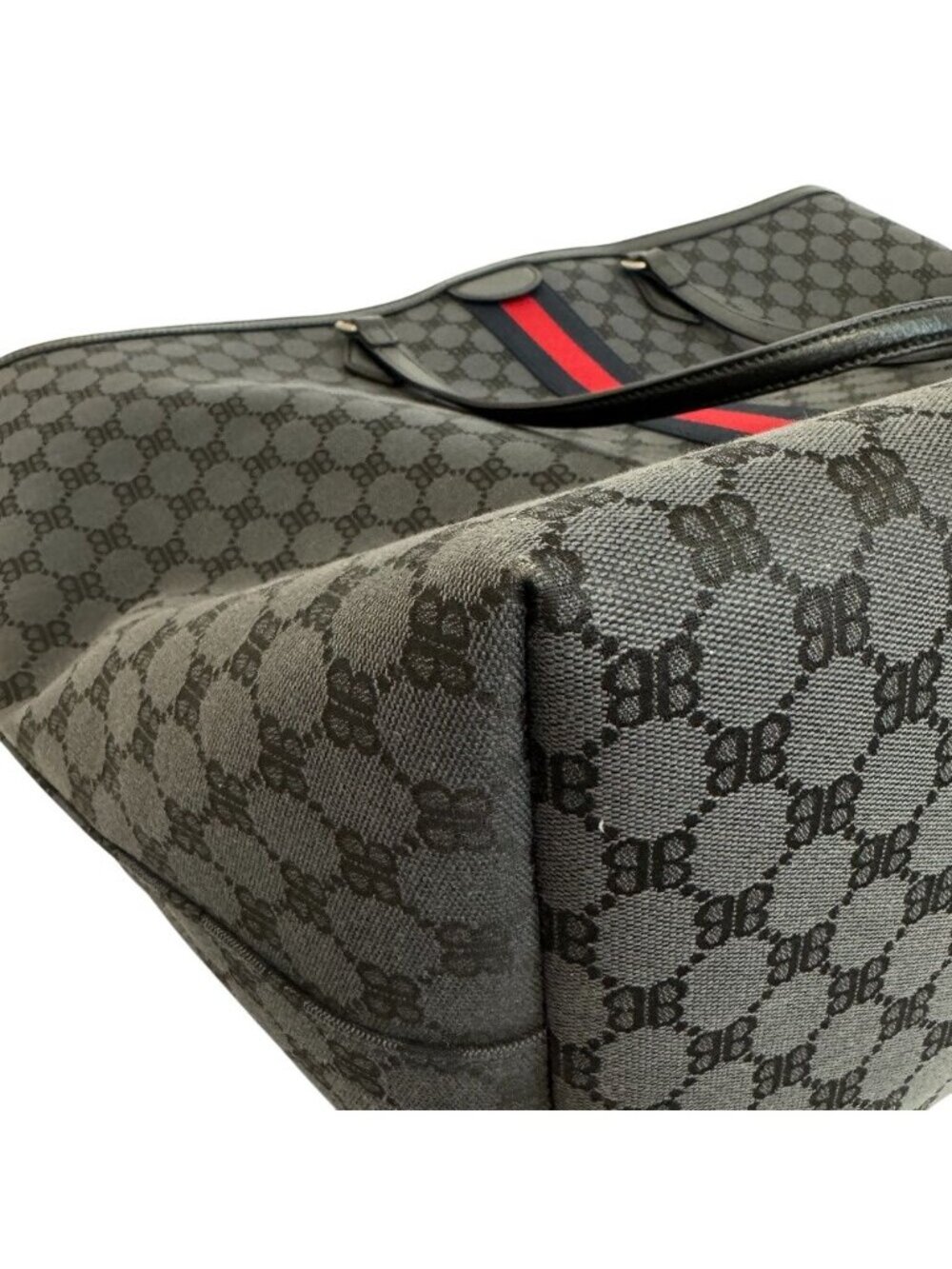 Gucci Hacker Project Large Shoulder Tote Sherry Line BB Pattern Black - Picture 5 of 8